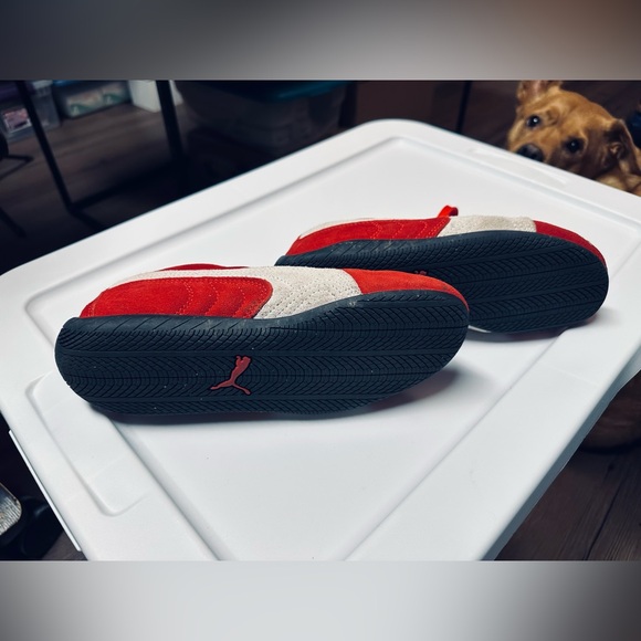 Puma Speedcat EUC Sneakers colorful Balletcore Red Suede Activewear Women’s sz 6 - Picture 9 of 13